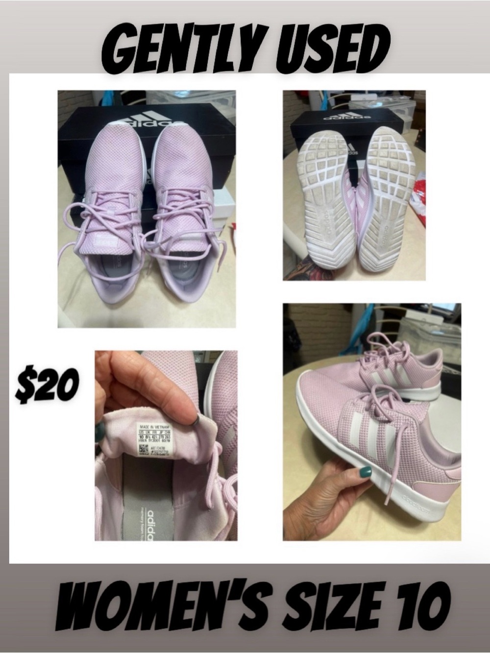 adidas Women’s Light Pink Athletic Shoes